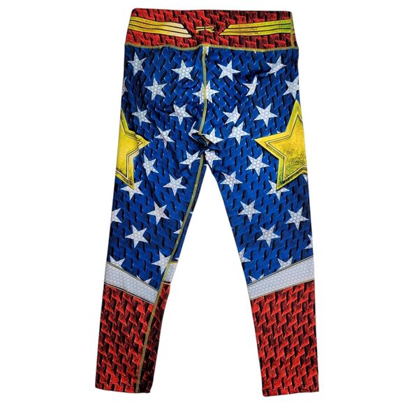 Wonder Woman Leggings Yoga Pants One Size OS Compression Tights Superhero - Picture 2 of 10